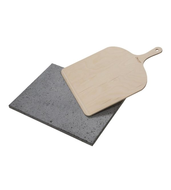 Eppicotispai Pizzasten og pizzaspade 30x38 cm Sten-birk