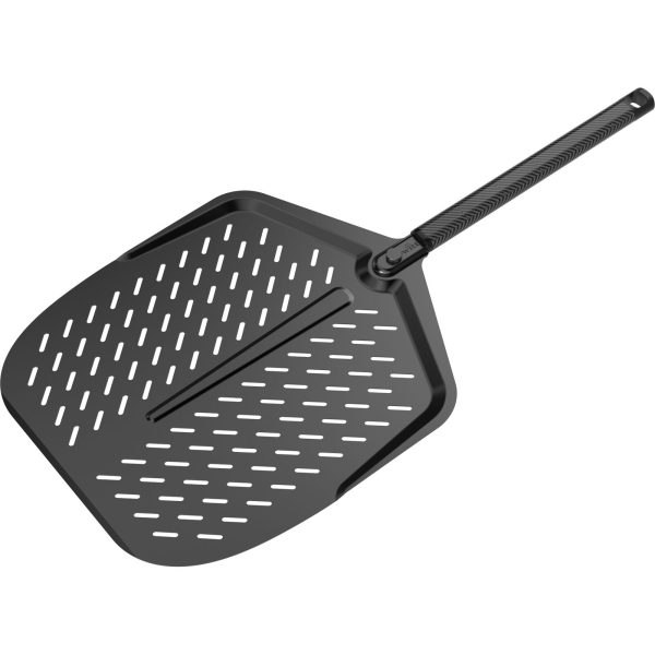Witt Pizzaspade 14" kulfiber kort Sort