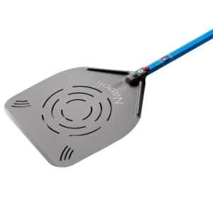 Perforeret napolitansk pizzaspade i aluminium 320 mm